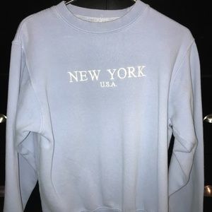 John Galt Embroidered New York Sweatshirt